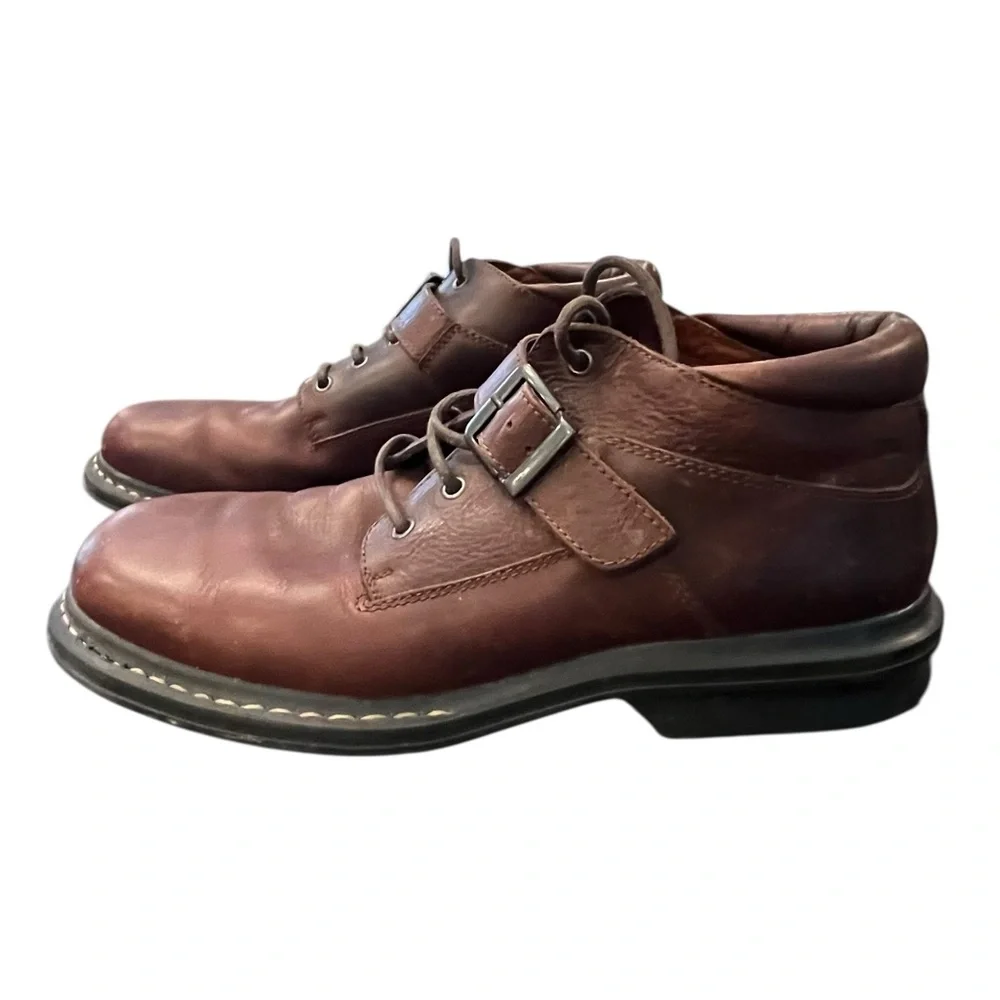 Chukka Boots Men's‎ 9.5 Reddish Brown Leather Johnston Murphy Lace Up Strap